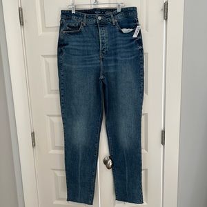 Old navy OG straight higher high rise button fly 12 TALL ankle